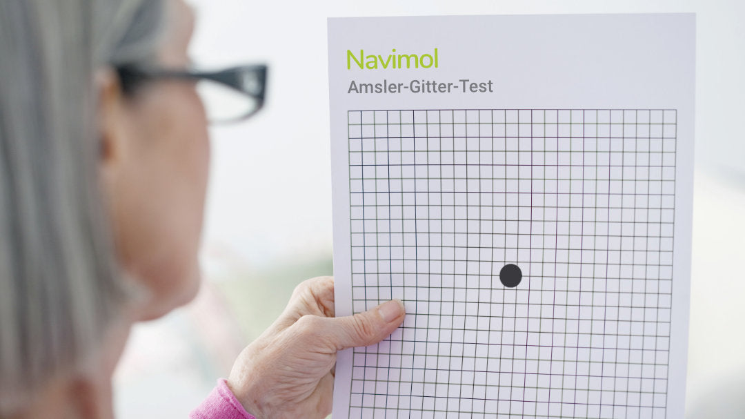 Amsler-Gitter-Test: Altersbedingte Makuladegeneration erkennen
